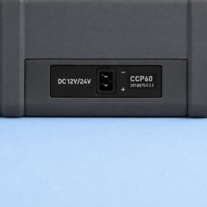DC Socket Label - Front - Suits myCOOLMAN Portable Fridges