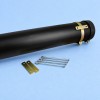 Supex Pole Carrier with Mounting Brackets - 2200 x 150mm - Black