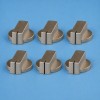 Thetford Straight Control Knob Set - 6 Piece - Matt Nickel