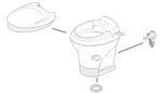 Show Holding Tank Toilet Diagrams