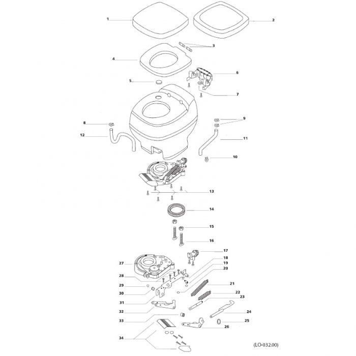 CaravansPlus | 09868: Ball Valve & Closet Flange Seal 3 ball valve diagram 