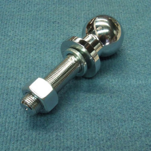 Tow Ball - 50mm / 2500kg - Chrome - 80mm Shank