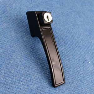 Outer Lock with 2 Keys - Black - Suits Panorama Door Locks