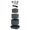 Stacking pots (FryPan is a sold separate)
