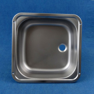 Dometic Smev VA910 Stainless Steel Sink / Basin - 370 x 370 x 125mm / Approx. 325 x 325mm Cut-Out
