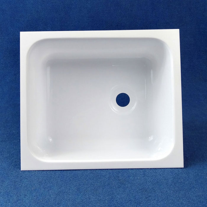 CaravansPlus Acrylic Basin/Sink, 335 x 285mm, WHITE Sinks & Bowls