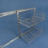 2 x Slide Out Pantry, 260mm Plus 6 Baskets