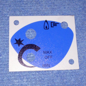 Control Box Decal - Suits Chescold RC1180 Chest Fridges