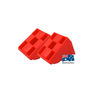 Haigh Explorer Wheel Chocks - Pair - Suits Haigh CVL2 Levelling Ramps