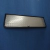 Aluminium Boot Storage Door, 450mm x 1524mm, Gas Struts - Black Frame, Checkerplate Panel
