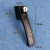 Coast To Coast Panorama Outer Door Lock For Vintage Caravans - Black