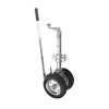 Manutec EasyMover Dual Solid Wheel - Ratchet Jockey Wheel with Clamp