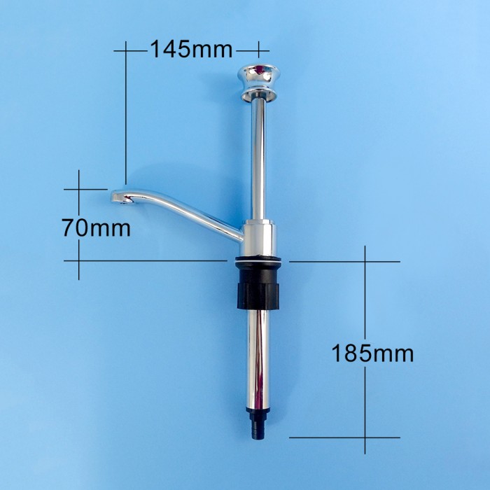 thumbnail image 2 of Coast To Coast Chrome Hand Pump For Caravan Or Camper – Manual Water Pump 2 of 6