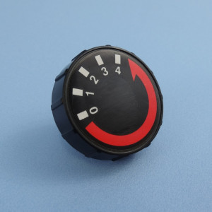 Control Knob & Label - Suits Dometic Origo OH1500 / OH3000 / OH6000 Stoves