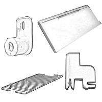 Spare Parts Diagram - RM7401 Fridge Cabinet