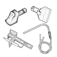 Spare Parts Diagram - RMD 8551 Gas Components