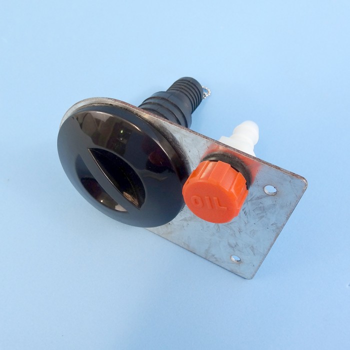 Enmach Black Filler Cap and Bracket Kit Buy Now CaravansPlus