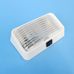 Traditional Annexe Light with Switch - White / 12V