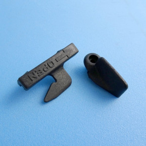 Slide Lock - 2 Piece / Black / Rivet Not Included - Suits Starlite & Australite Wind-Out Windows