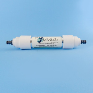 B.E.S.T. Inline Drinking Water Filter - 1 Micron / 5000L - Plastic Hose Fittings