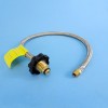 Gas Hose, Flexible Pigtails 600mm with Handwheel, Suit Single Cylinder
