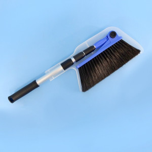 Camco Adjustable Broom & Clip-On Dustpan - 61-132cm