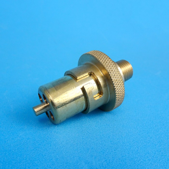 1/2" BSP Angle Bayonet Socket For Gas Cooker - CE Marked & EN15069 Certified Fitting