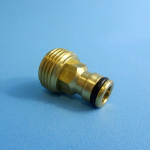 Brass Click-On Hose Adaptor - Click-On x 3/4 inch Male NPT