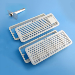 Dometic AS1625 Fridge Vent Kit - White - Suits Fridges Up to 100L