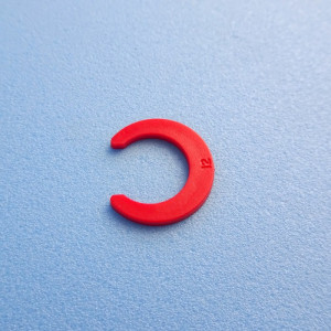 Locking Clip - Red - Suits John Guest 12mm Push-On Fittings
