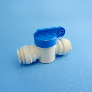 John Guest 12mm In-Line Shut-Off Valve - Bidirectional Push-On x Push-On