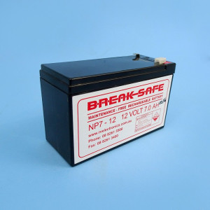 Replacement Battery - 7Ah - Suits BreakSafe & Tow Secure Breakaway Systems