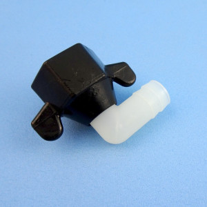 SHURflo 90-Degree Nut & Tail - 1/2 inch Female BSP Nut x 12.5mm Barb
