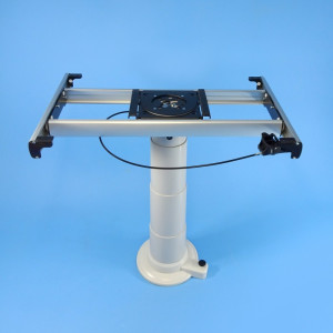 Nuova Mapa Telescopic Table Leg - Grey / 330-710mm
