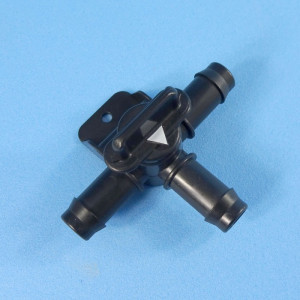 Three-Way Selector Tap - 13mm Barb - Suits Jayco Dual Water Tanks
