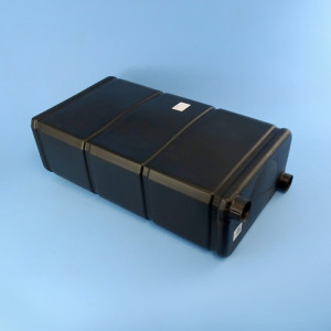 Modular Grey Water Tank - 50L / 698 x 382 x 210mm - HDPE - 2 x 1.5 inch Female BSP Ports