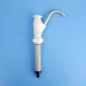 Breha Manual Water Pump - White / Self-Priming / 12mm Barb - Suits 32mm Mounting Holes