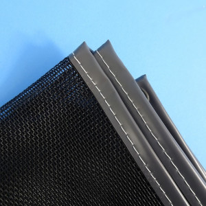 Enduromat PVC Mesh Annex Mat - 5 x 2.45m - Black / Grey