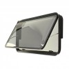 Camec Odyssey Plus Windout Window, Black Frame, 565x1175mm (+6mm), 29mm Clamp