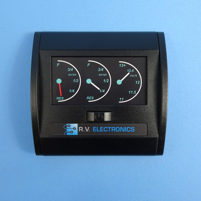 RV Electronics LCD 2 Tank Water Level..and Voltmeter