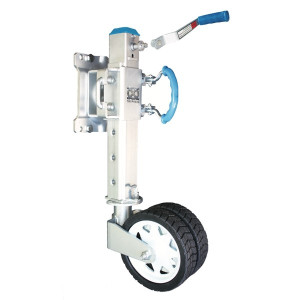 ARK XO Extreme Off-Road Jockey Wheel - Twin 200mm Solid Wheels / 750kg Static Capacity / Swivel...