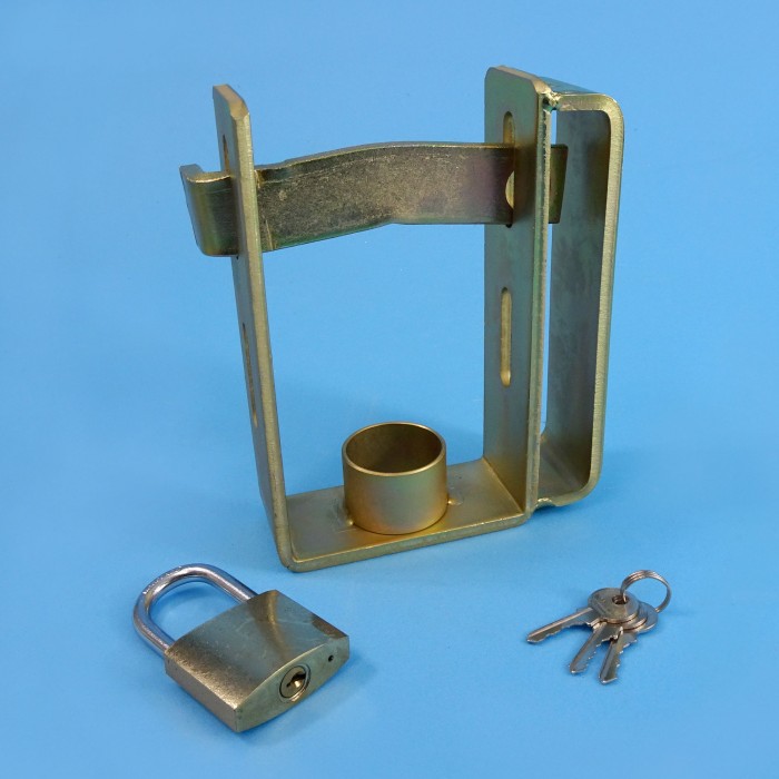 Ark Trailer Coupling Lock W Padlock CaravansPlus