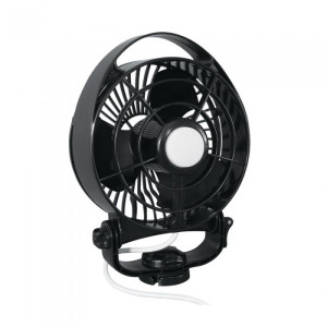 Maestro Variable-Speed Fan & Dual-Colour Light with Wired Remote - Black - 12V
