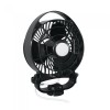 Maestro 12V Fan with Light & Remote - Variable Speed - Black