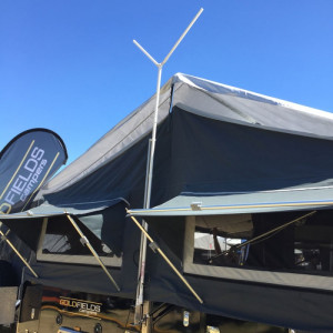 Foldaway Tallboy Caravan TV Antenna Kit - 2m