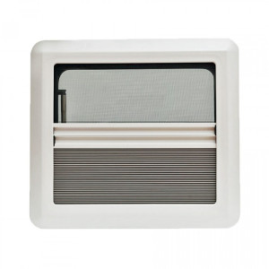 Internal Frame with Blind & Flyscreen - 500mm W x 350mm H - Suits MobiCool ABS Windows