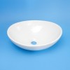 Ceramic Oval Sink / Basin - Gloss White - 405x330mm