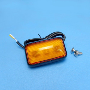 LED Amber Marker Light - 12V / 24V - 2 LED - 58 x 35mm