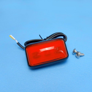 LED Red Marker Light - 12V / 24V - 2 LED - 58 x 35mm