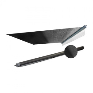 Dometic 8700 Awning Fabric & Roller Assembly - 12ft - Charcoal Black